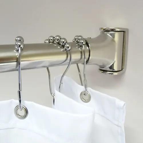 Van Der P Forhængstang Cirkel Ø:82cm m/specialflanger - Rustfri stål Van Der P Forhængstang Cirkel Ø:82cm m/specialflanger - Rustfri stål