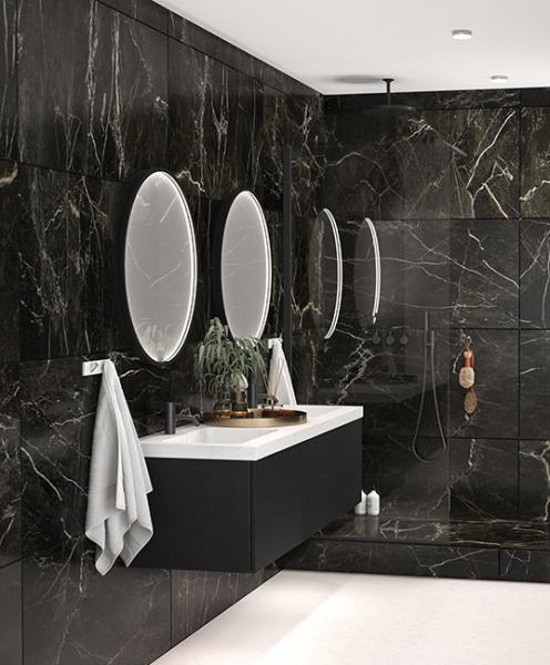 Dansani YOU Moon 75 rundt spejl m/lysstyring - Matsort Dansani YOU Moon 75 rundt spejl m/lysstyring - Matsort