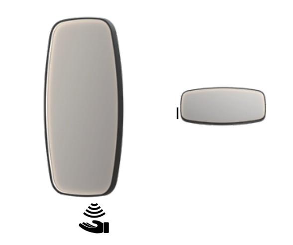 Sanibell Ink SP31 spejl m/lys, varme og sensor 50 x 100 cm - Mat hvid Sanibell Ink SP31 spejl m/lys, varme og sensor 50 x 100 cm - Mat hvid