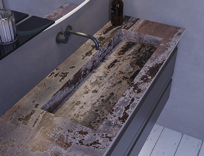 Dansani Luna Urban 200 møbelsæt m/Angular vask og integrerede greb - Valgfri farve