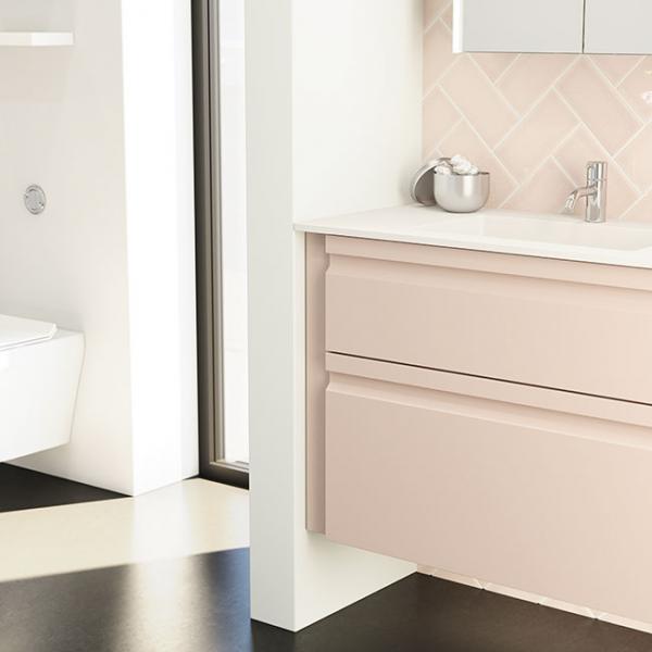 Dansani Luna Urban 160 møbelsæt m/Minore dobbeltvask og 4 skuffer - Valgfri farve Dansani Luna Urban 160 møbelsæt m/Minore dobbeltvask og 4 skuffer - Valgfri farve