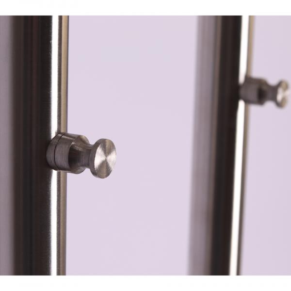 Kriss Duo Plus håndklædetørrer 19x148 cm - Poleret rustfrit stål Kriss Duo Plus håndklædetørrer 19x148 cm - Poleret rustfrit stål