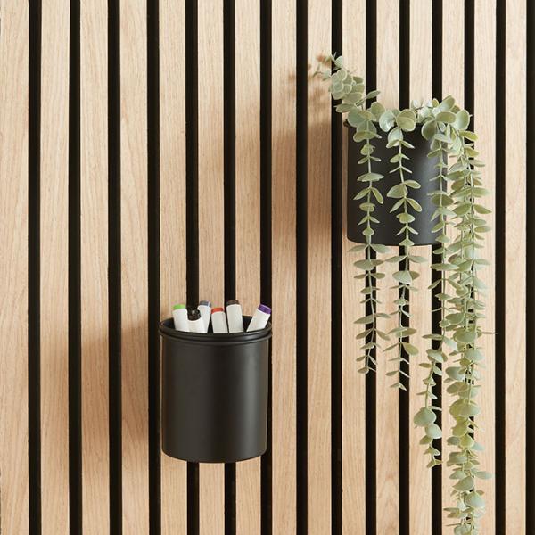 Sort universal opbevaring til akustikpanel 1