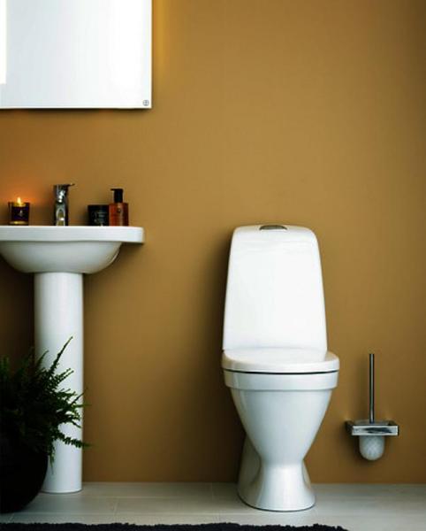 Gustavsberg Nautic 1500 toilet m/Hygienic Flush, C+ og sæde Gustavsberg Nautic 1500 toilet m/Hygienic Flush, C+ og sæde