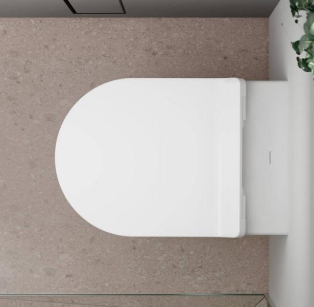 hansgrohe EluPura S væghængt toilet inkl. sæde, AquaHelix og antibakteriel glasur hansgrohe EluPura S væghængt toilet inkl. sæde, AquaHelix og antibakteriel glasur