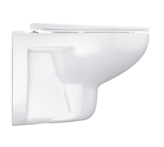 Grohe Bau Ceramic væghængt toilet inkl/slim toiletsæde m/SoftClose og QuickRelease