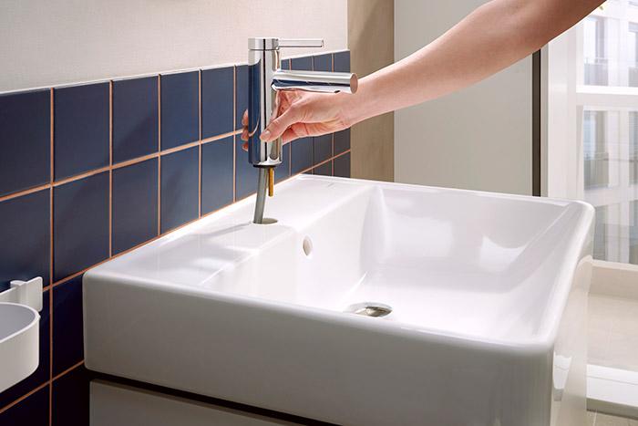 hansgrohe Zesis S håndvaskarmatur 100 CoolStart m/push-open bundventil - Krom