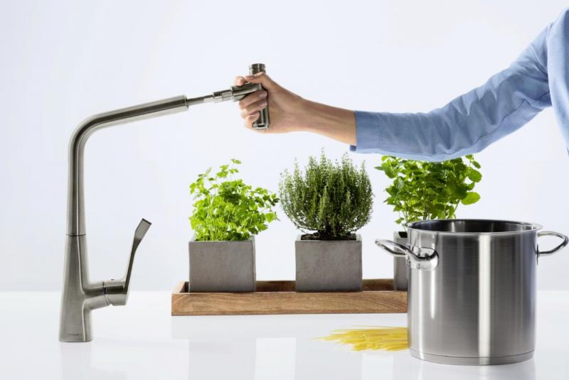 Hansgrohe Metris Select 320 køkkenarmatur m/udtræk - Krom Hansgrohe Metris Select 320 køkkenarmatur m/udtræk - Krom