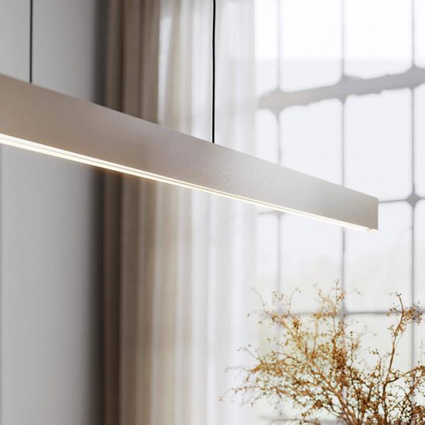 Cassøe Linea lineær pendellampe 180 cm - Mat bronze Cassøe Linea lineær pendellampe 180 cm - Mat bronze