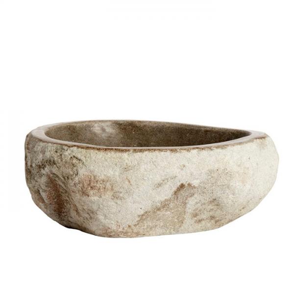 Cassøe Rustico 40 unik fritstående bowlevask i natursten Cassøe Rustico 40 unik fritstående bowlevask i natursten