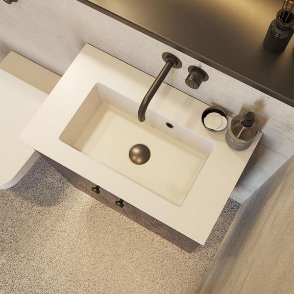 Dansani Luna Urban 60 møbelsæt m/Mini Minore vask og låger - Sort eg Dansani Luna Urban 60 møbelsæt m/Mini Minore vask og låger - Sort eg