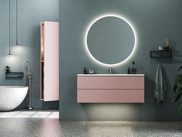 Dansani Luna Urban 120 møbelsæt m/Minore vask og skuffer - Valgfri farve