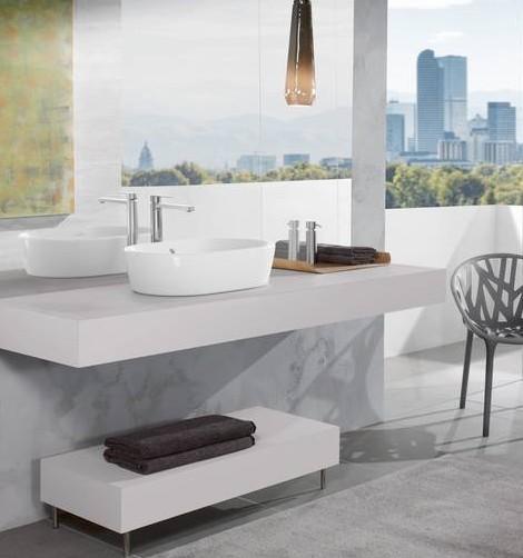 V&B Architectura 60 fritstående bowlevask - Med overløb V&B Architectura 60 fritstående bowlevask - Med overløb