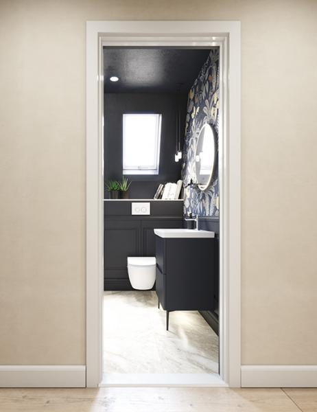 Dansani Luna Vintage 60 møbelsæt m/Larghetto vask, skuffer og integrerede greb - Valgfri farve