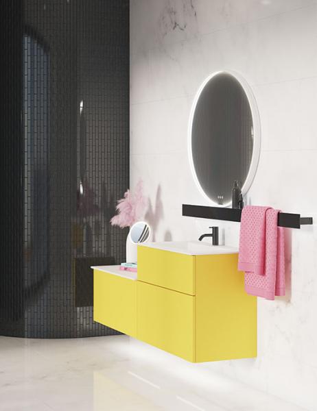 Dansani Luna Urban 160 møbelsæt m/Angular vask og skuffer - Valgfri farve